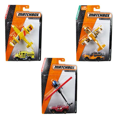 Matchbox Land and Air Vehicle 2-Pack Case